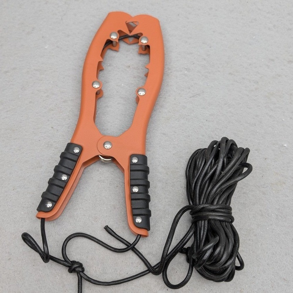 NEW-Vi Kayak Anchor Grip Boat Float Tube Fishing Accessories Orange Steel Tool